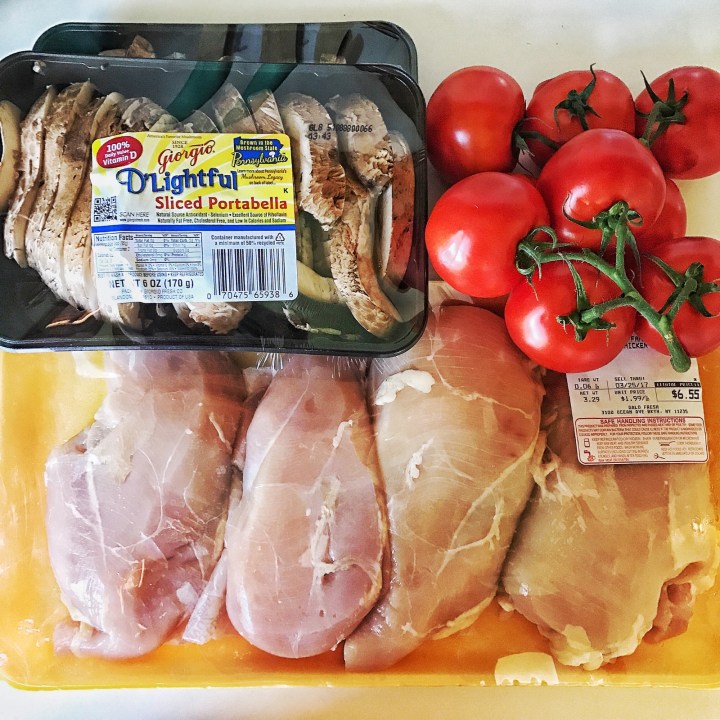 2 - chicken groceries